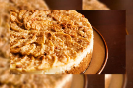 Cheesecake de toamna cu mere